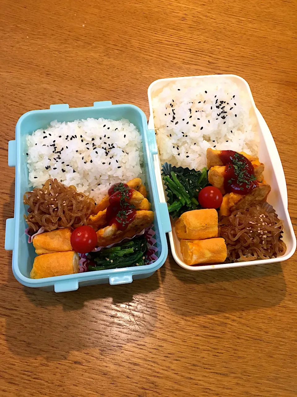 高校生息子の弁当  ささみのピカタ|まつださんさん