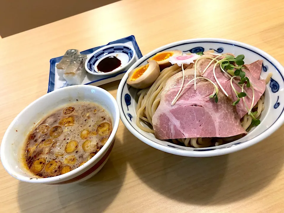 サバ濃厚鶏辛つけ麺＋サバ寿司（２カン）|buhizouさん