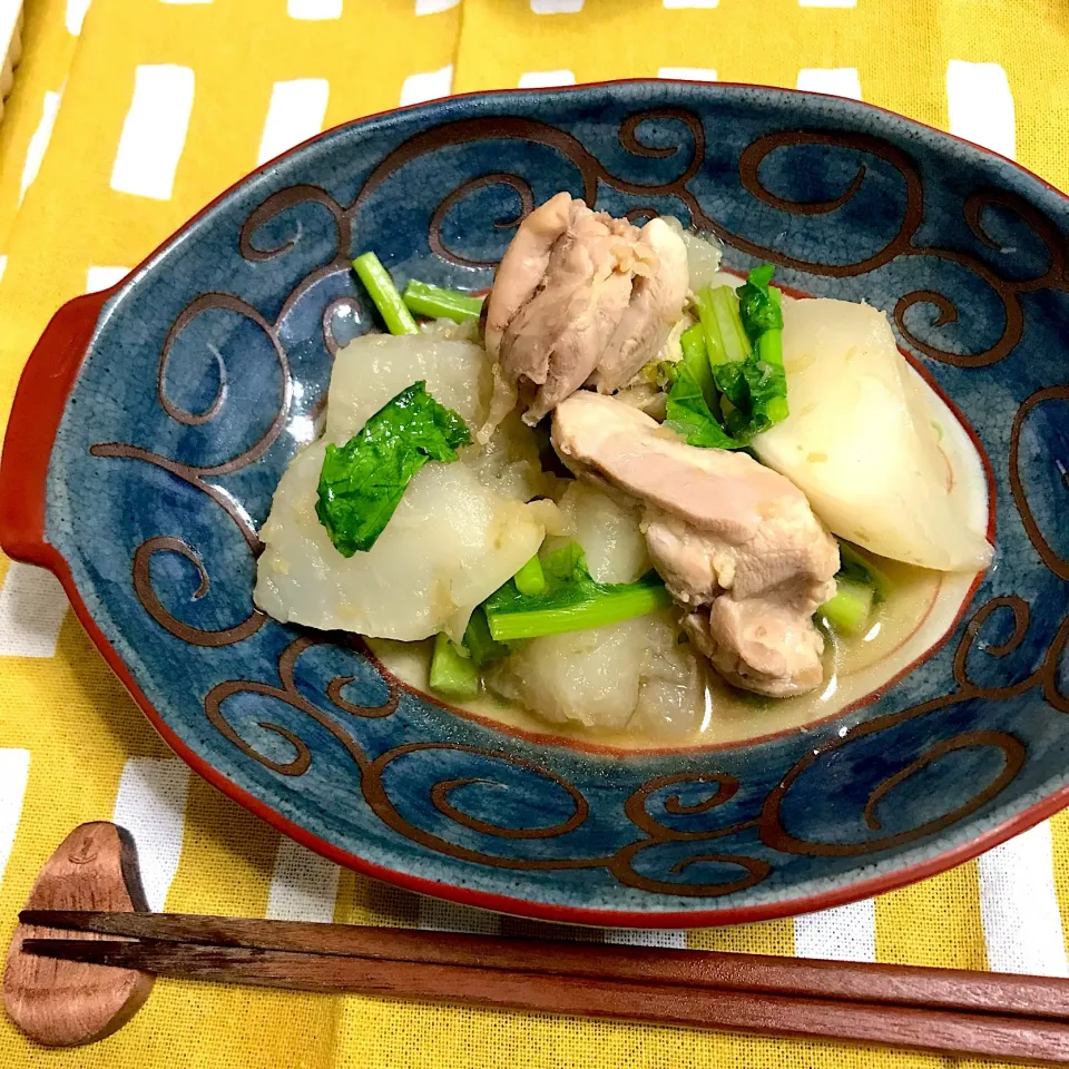 鶏カブ生姜煮|あさかさん