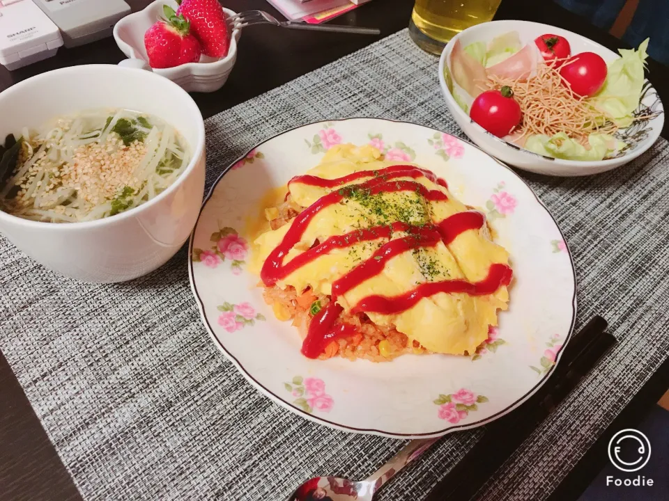 Snapdishの料理写真:#旦那さんご飯#バレンタインディナー|さとみさん