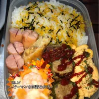 Snapdishの料理写真:-ピーマンの肉詰め弁当-|蓮mamaさん