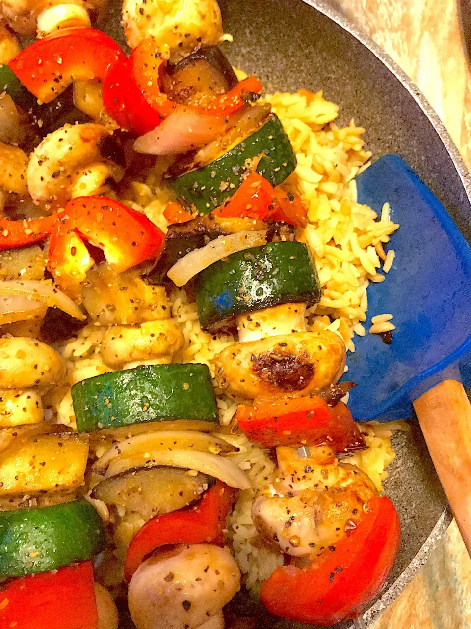 Vege kabobs with rice pilaf|Ana Kaliaさん