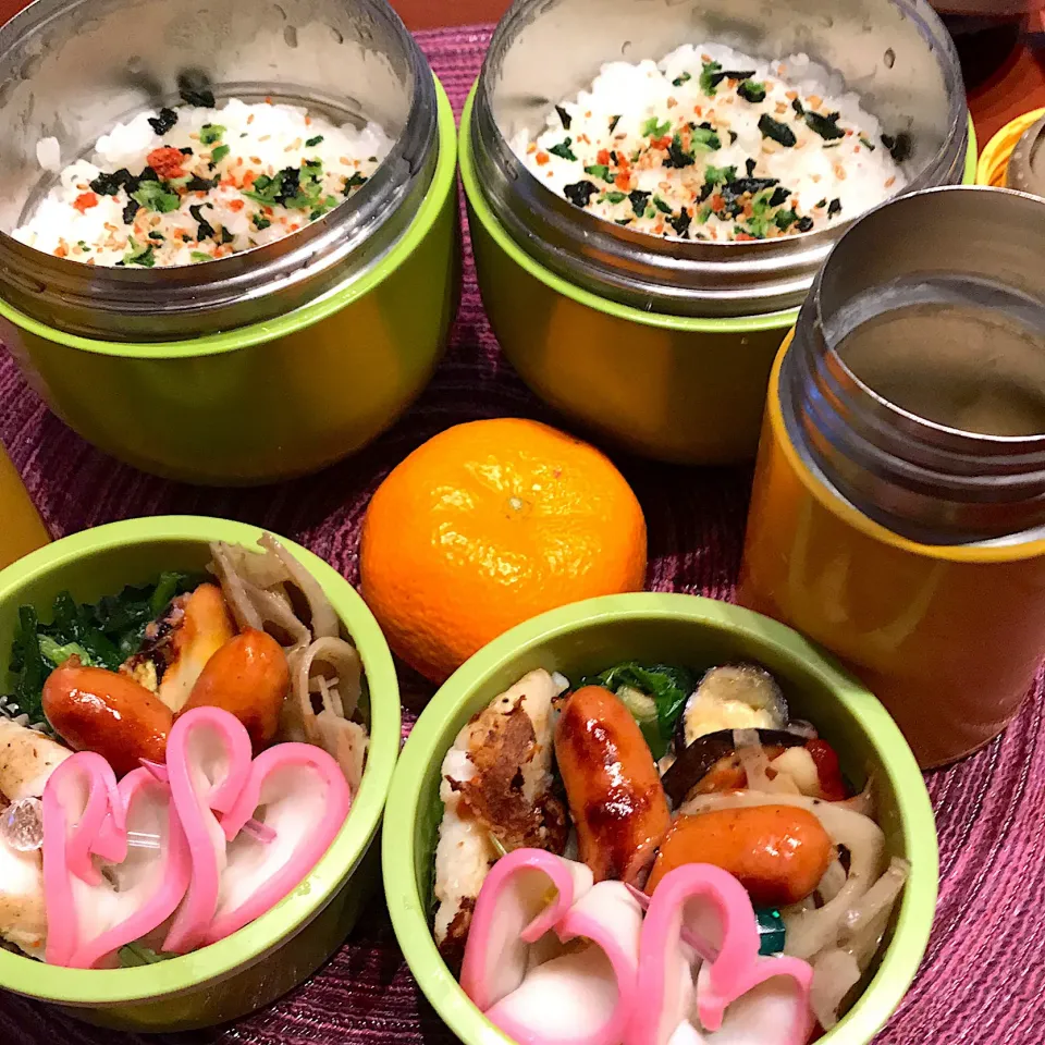 今日のお弁当🍱
バレンタイン♡
に合わせて
かまぼことウィンナーで
ハート♥️
笑顔の1日に
なりますように😊

今日も気をつけて
いってらっしゃい👋|mokoさん