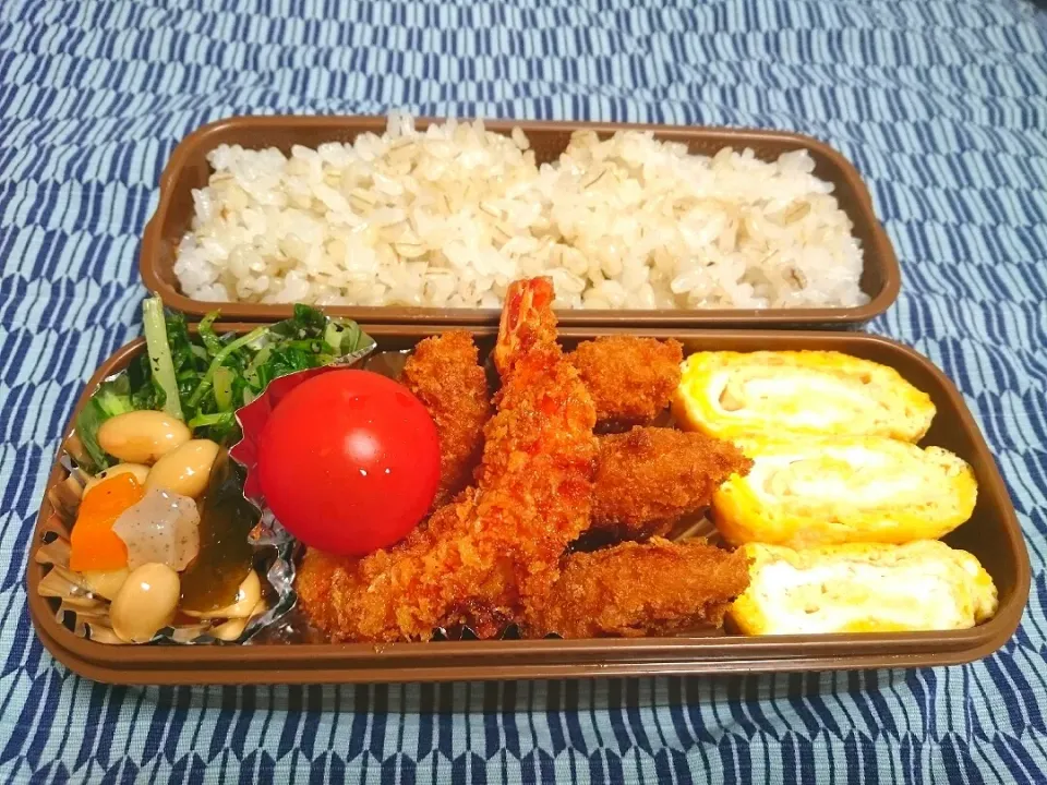 Snapdishの料理写真:☆今日のお弁当☆  パパのお弁当作り始めました。|hamamaさん