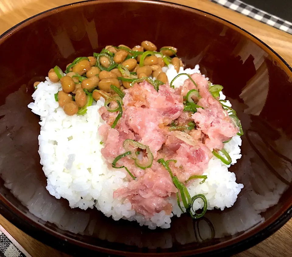 ネギトロ納豆ご飯|まぁたんさん