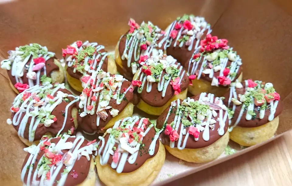 たこ焼き風チョコシュー|やっちさん