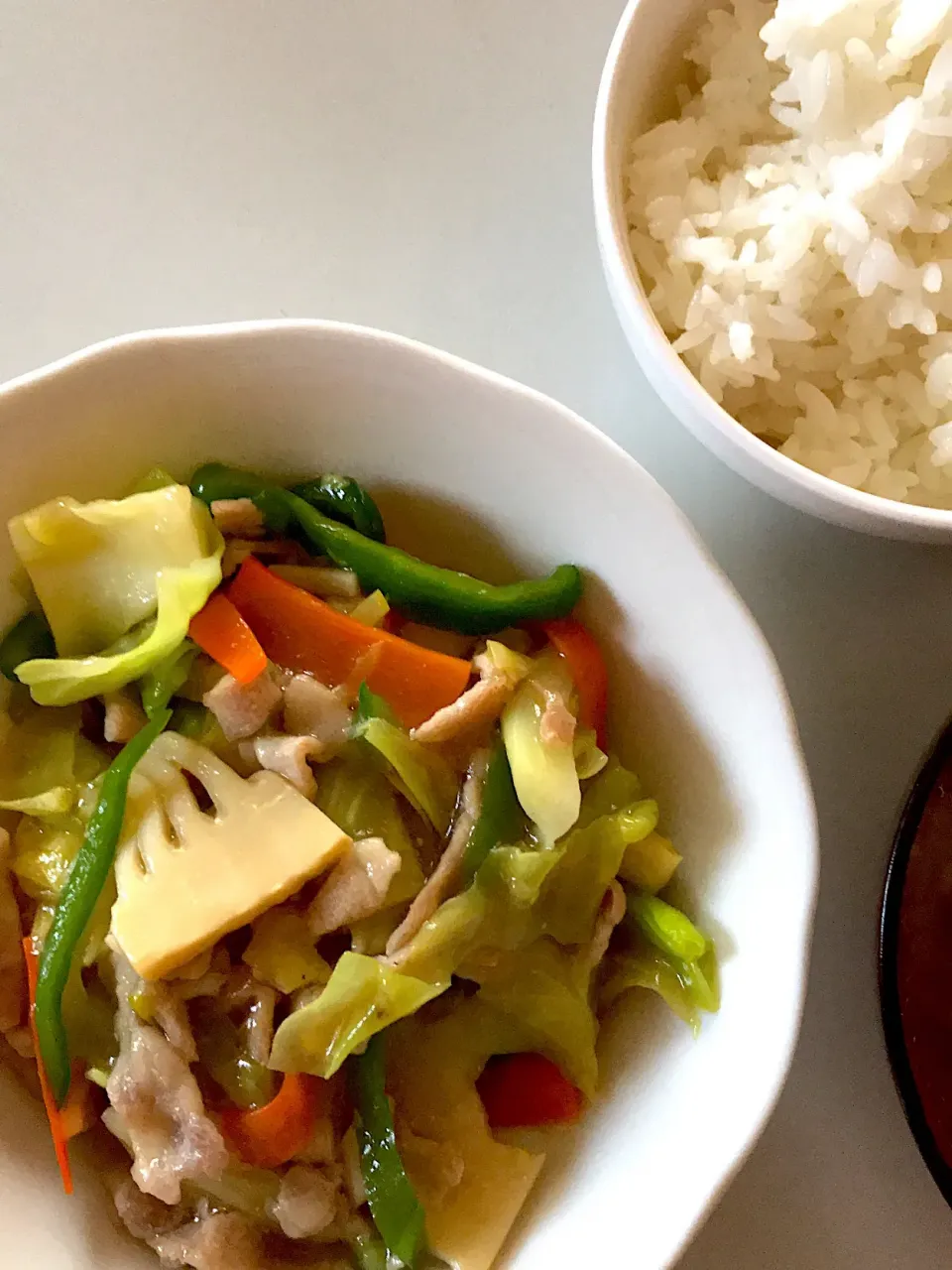 回鍋肉絲（回鍋肉と青椒肉絲の中ほどの肉野菜炒め^_^）|hiyokoさん