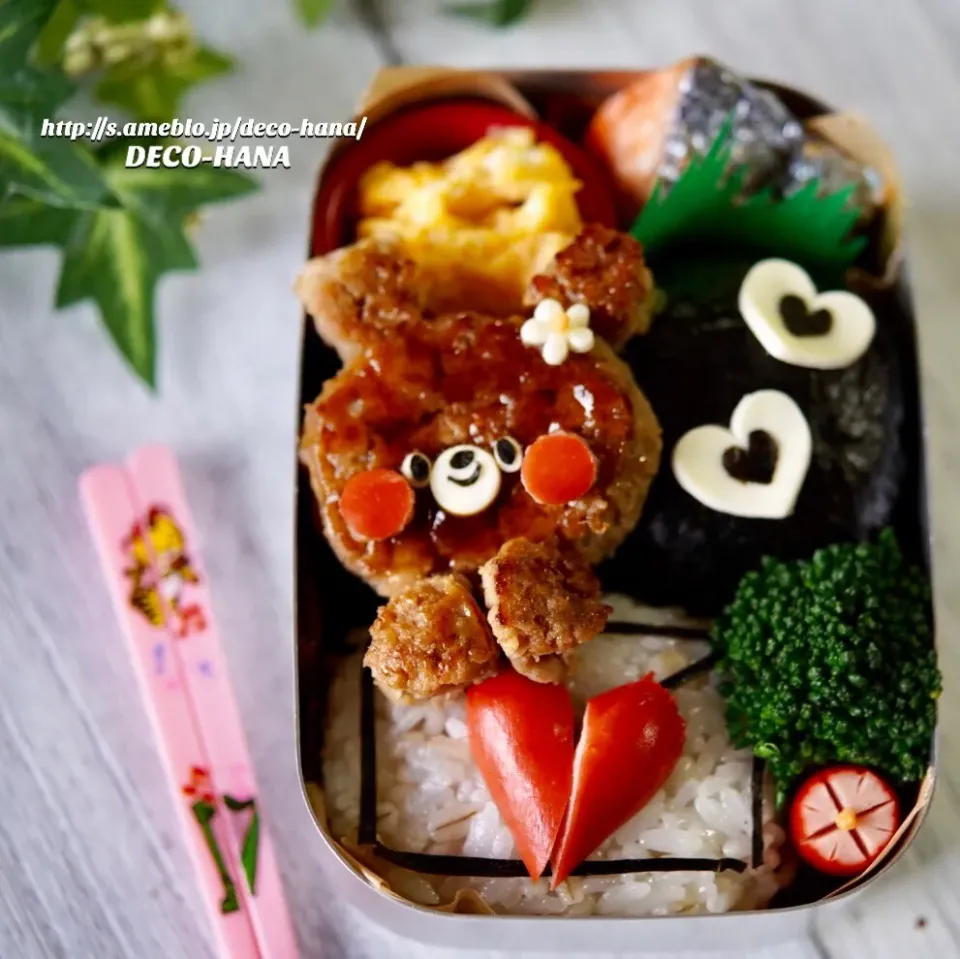 バレンタイン幼稚園弁当|さとみ (satomi_foodart)さん