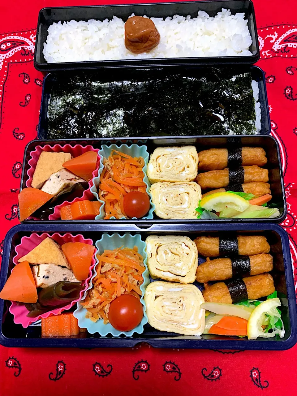 Snapdishの料理写真:息子&娘のお弁当2/15|iguigupopさん