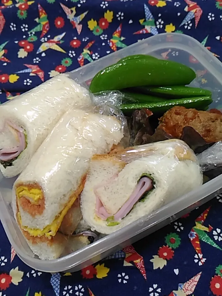 2019.2/ 15)金）
ロールサンド弁当|たえさん