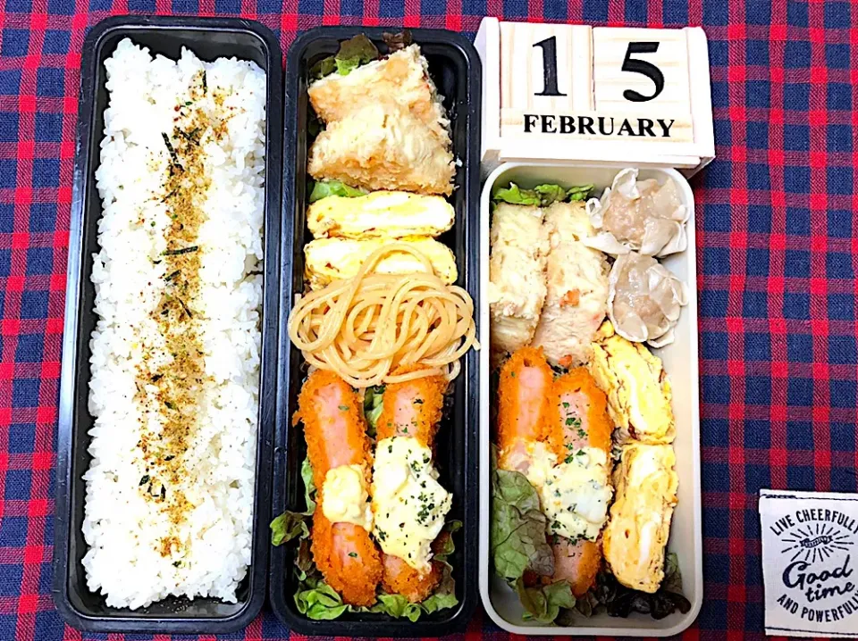 今日のお弁当🍱
 #夫弁当 
 #中学生女子弁当|あきんこさん