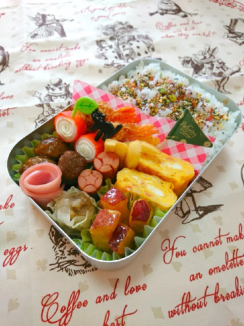 エビフライ弁当💕|いちごさん