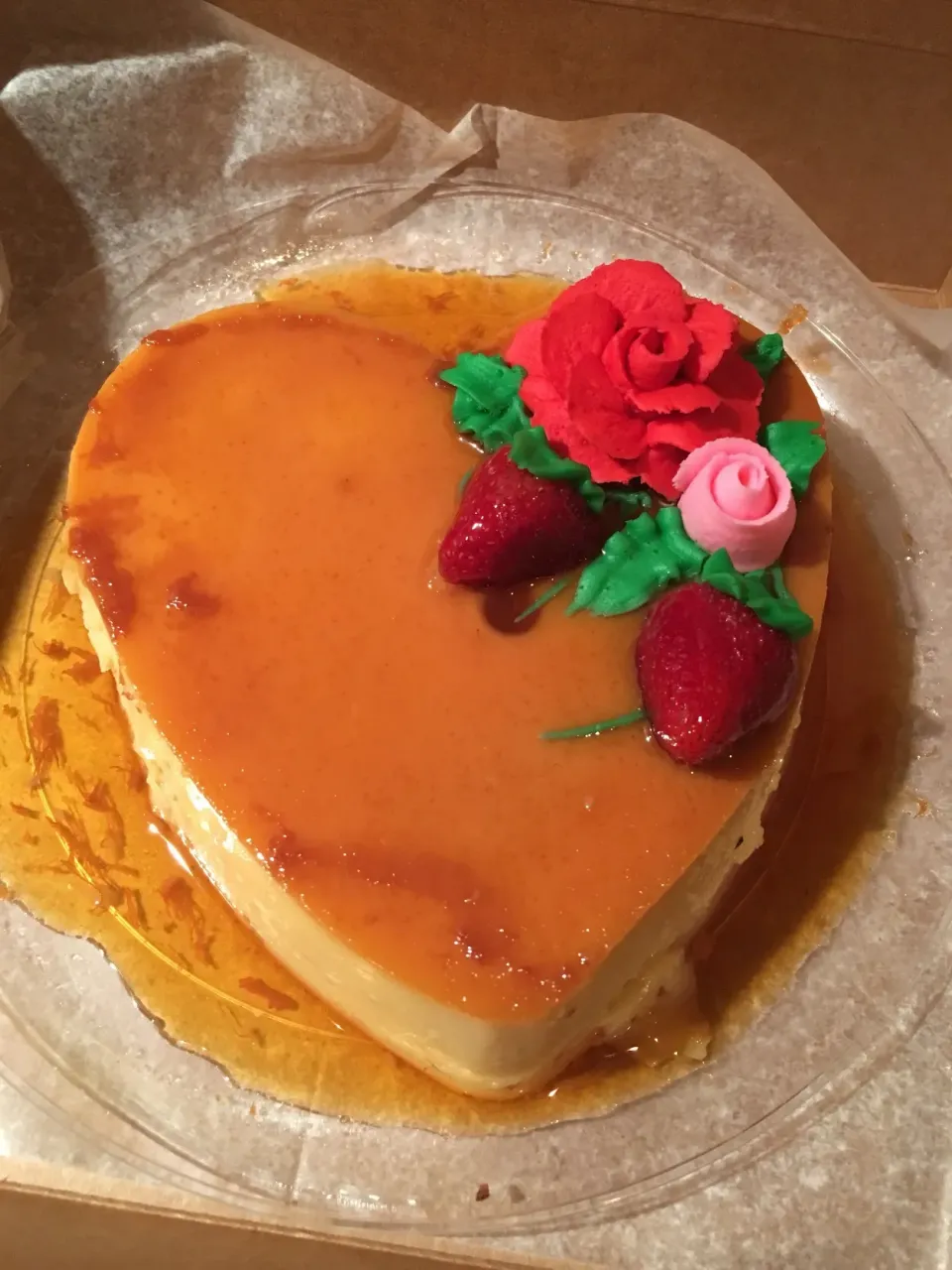 Valentine’s Day Flan  #flan  #lecheflan|🌺IAnneさん