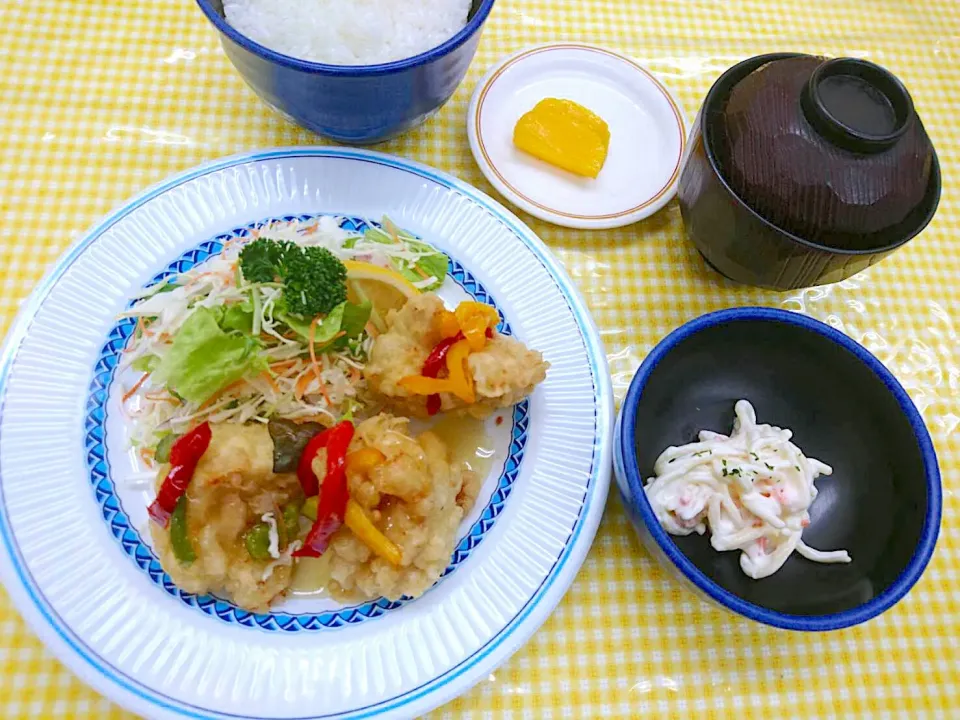 鶏肉のレモン風味あんかけセット|nyama1さん