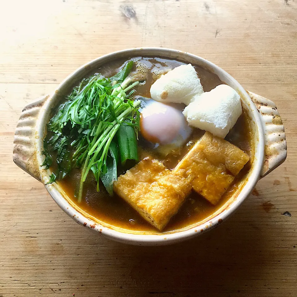 春休みの昼ごはん‼︎ 15 February
 #春休み  #お昼ごはん  #昼ごはん  #ランチ  #lunch  #うどん  #カレーうどん #鍋焼きカレーうどん  #こわ餅  #ひとりごはん|Yoshinobu Nakagawaさん