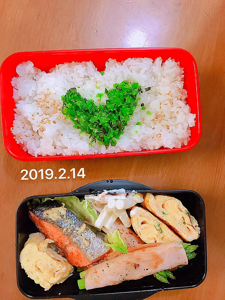 バレンタインデーに彼にお弁当🍱  #バレンタイン弁当 #お弁当記録  #空想彼氏|ゆご飯。さん