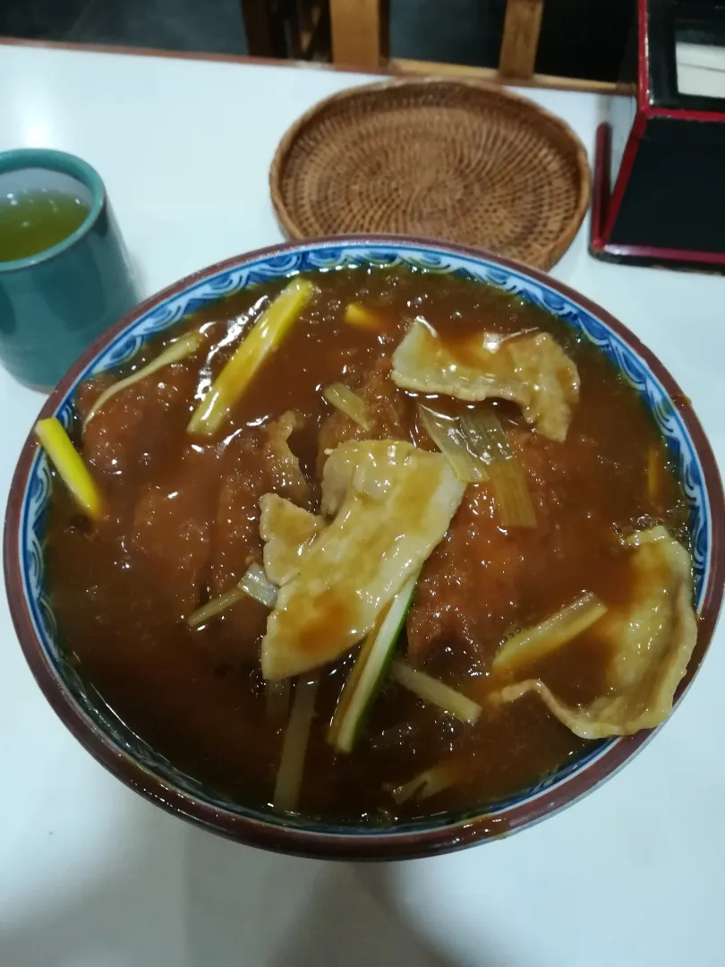 かつカレー南蛮蕎麦|アクちゃんさん