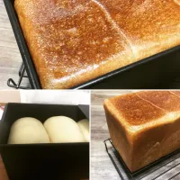 Snapdishの料理写真:手捏ね1.5斤食パン🍞|kazu3さん