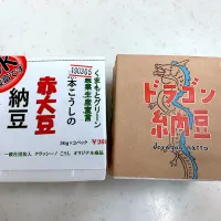 熊本名物ドラゴン納豆と赤大豆納豆パック