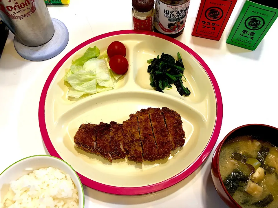 トンカツ定食♡2019/02/16|ちび太さん