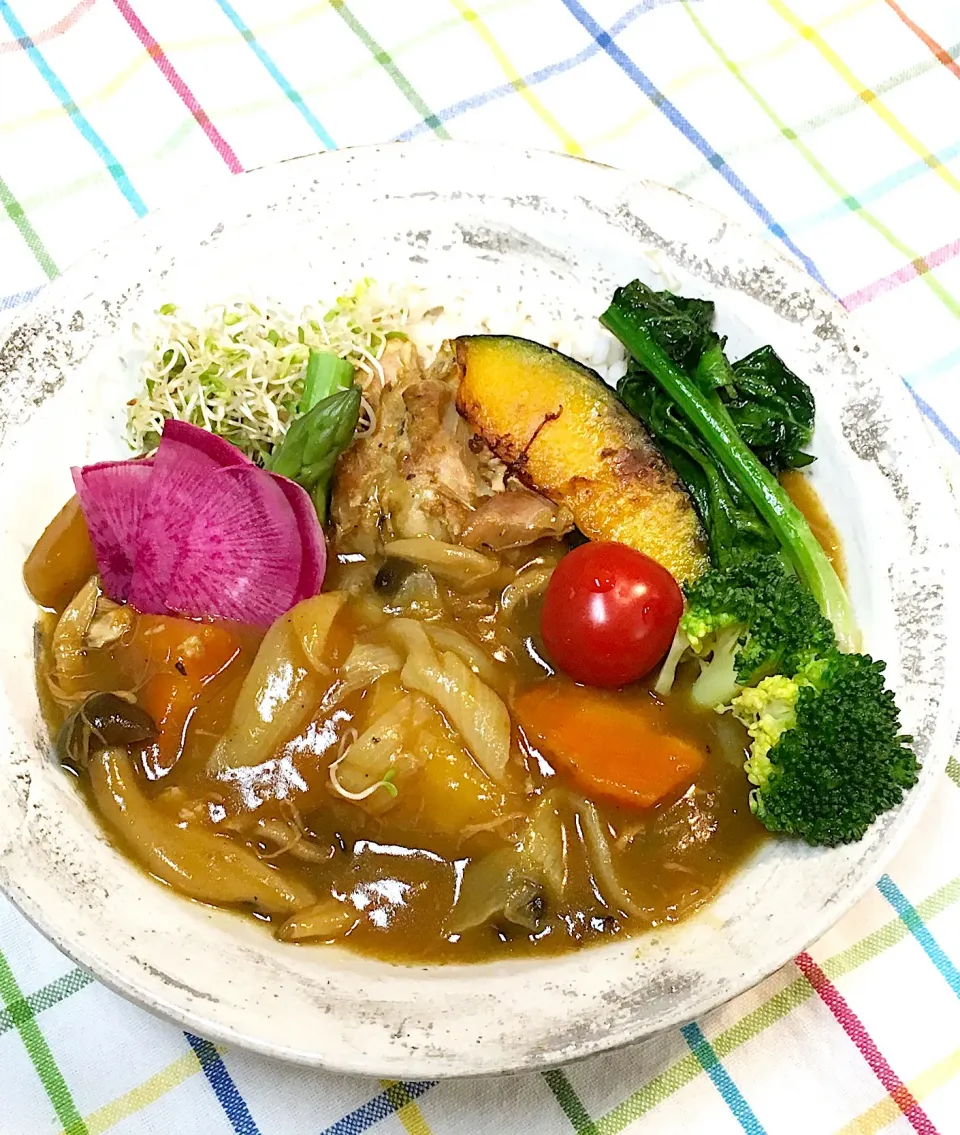 チキンもち麦カレー♪|key♪さん