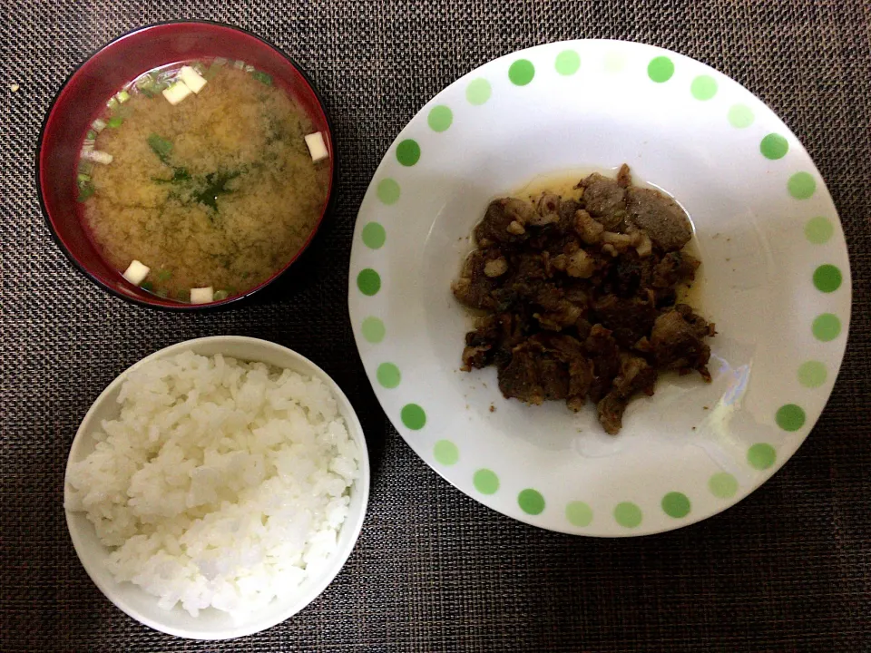 牛焼肉(ハーフ)ご飯|ばーさんさん