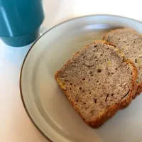 Snapdishの料理写真:朝食 バナナブレッド|kyokoさん