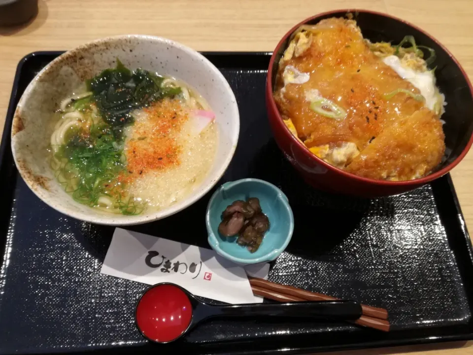 細うどんとカツ丼セット|Kojiさん