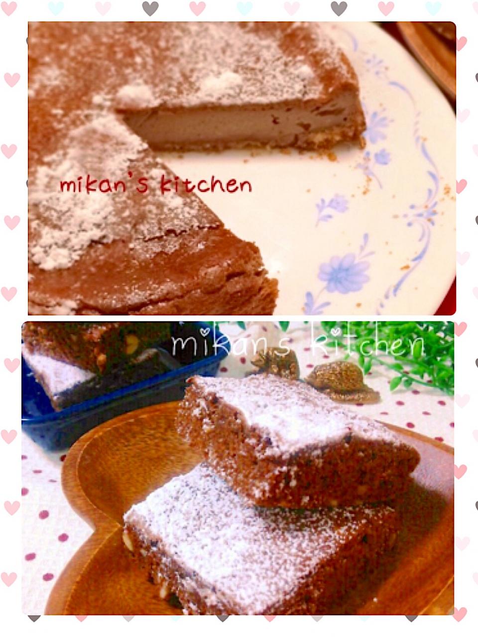 チョコレートチーズケーキ＆ブラウニー