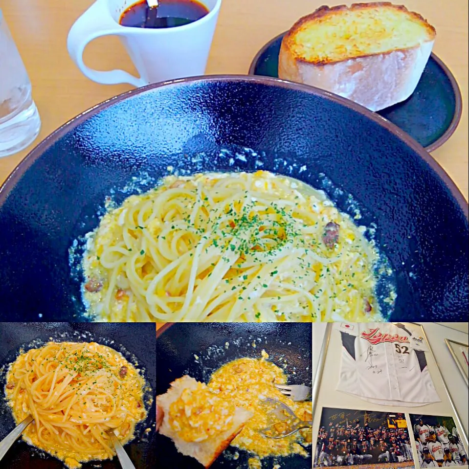 ぺぺたま＆ガーリックトースト🍞福岡の有名店らるきい|うたかた。さん