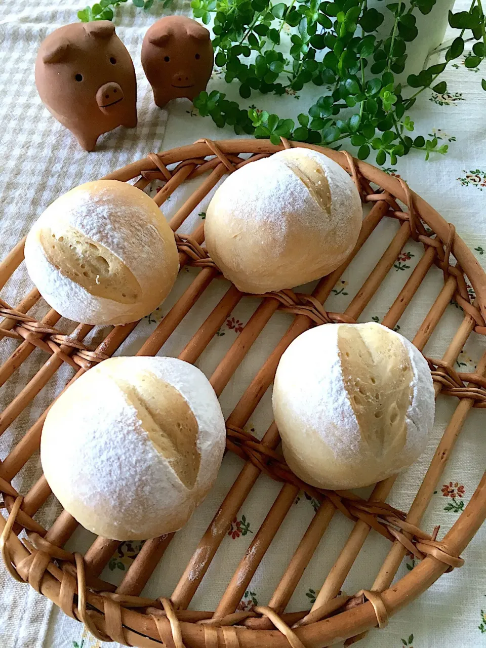 ほうじ茶ミルクパン🍞|むーさん