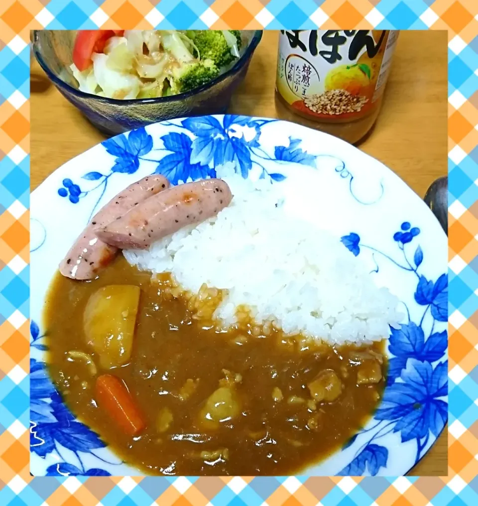 Snapdishの料理写真:二日目のカレーはうまい😍|しまだ ちえこさん