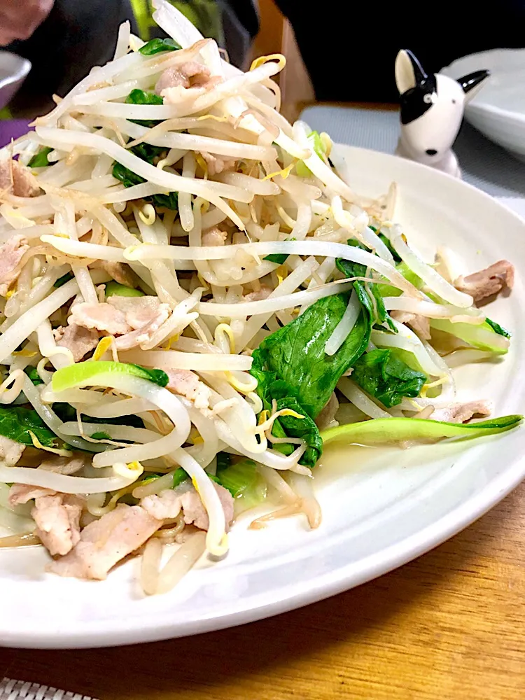 モヤシ青梗菜🥬炒め #お昼ごはん

麻辣醤を混ぜて食べました😋|くっきいママさん