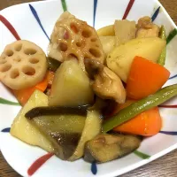 Snapdishの料理写真:鶏と野菜の黒酢あん|べるちさん