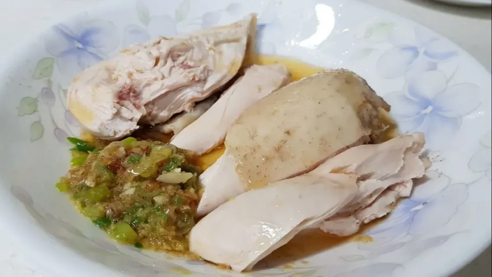 steamed chicken|steven z.y.さん