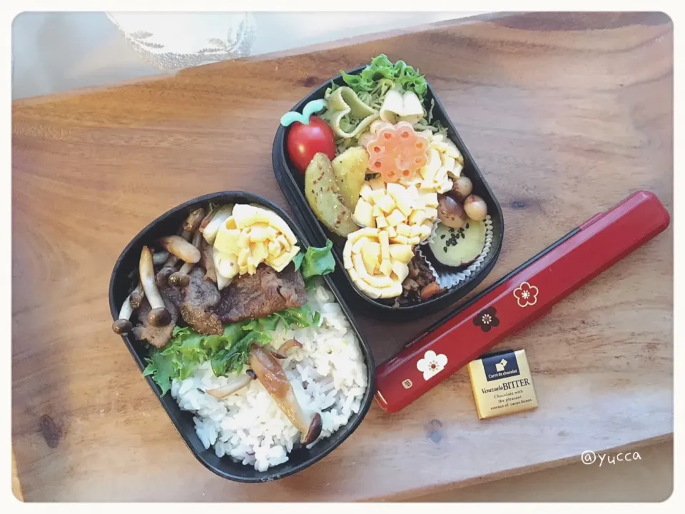 Snapdishの料理写真:JK弁当♡2019.2.18(Mon.)|yucca@さん