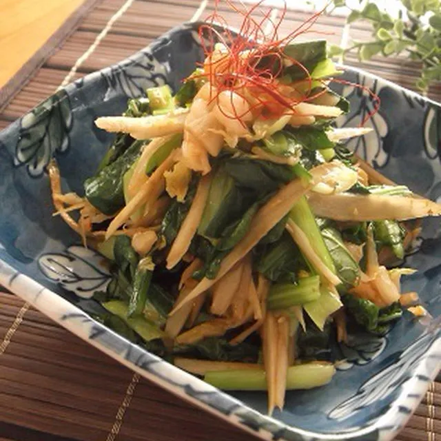 まんまるらあてさんのごぼうと小松菜のキムチ炒め #レシピブログ #RecipeBlog|レシピブログさん