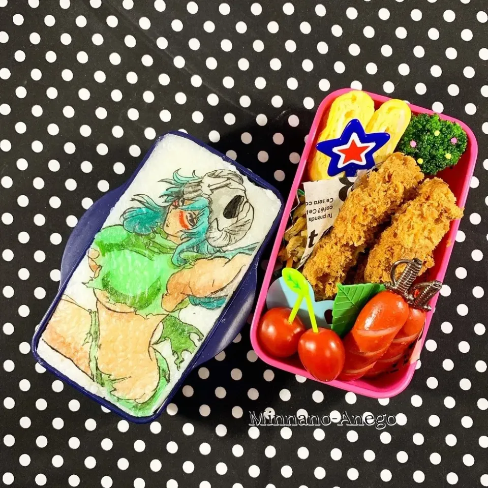 BLEACH『ネリエル』弁当 
 #オブラートアート 
 #オブアート 
 #アニメ弁当|みんなのあねごさん