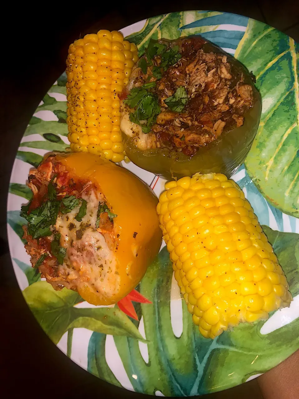 Jerk chicken stuffed peppers|Tawanjaさん