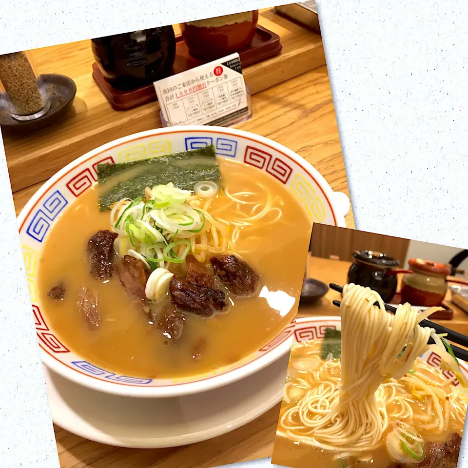 牛骨素麺、上@肉饂飩とみ坂(横浜)|yoooochanさん