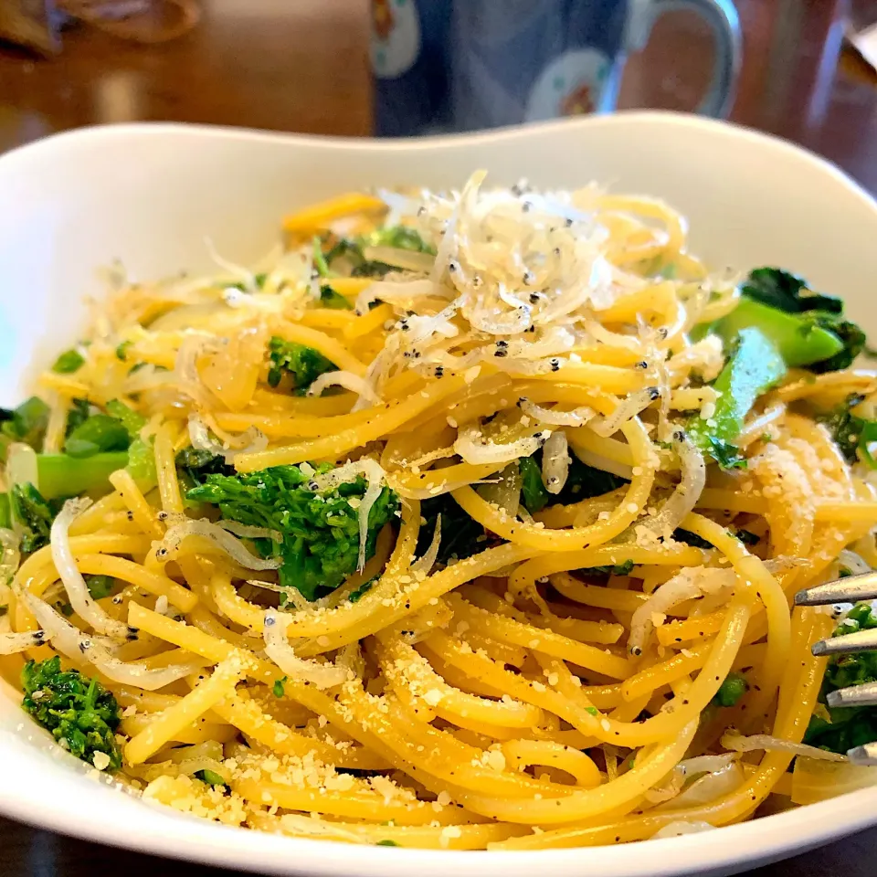 しらすと菜の花のパスタ🍝|みっこちゃんさん