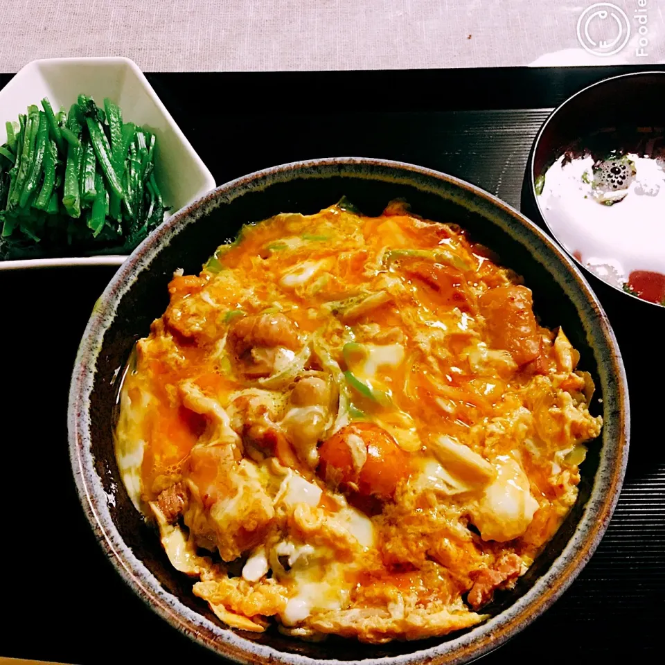 鳥モツを足して、親子丼|ランさん