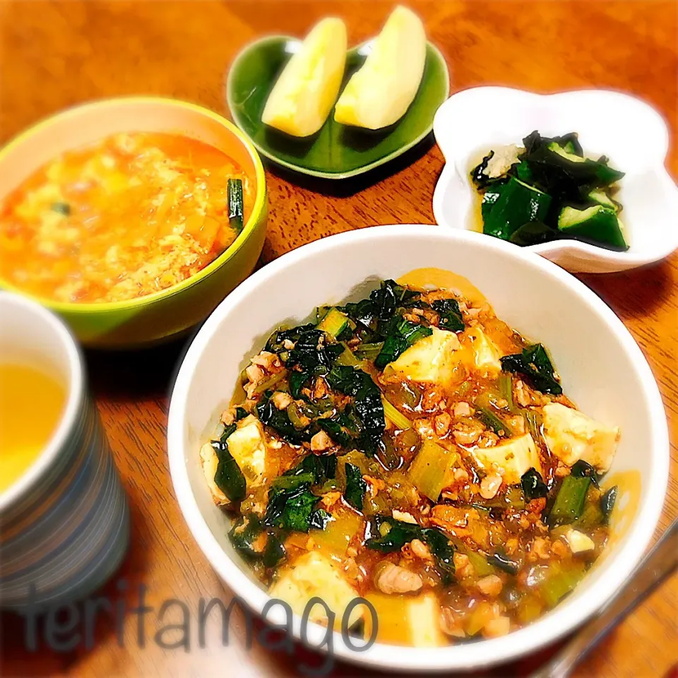 麻婆豆腐丼|teritamagoさん