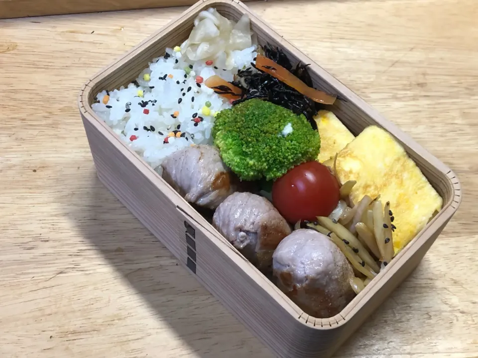 チー竹の肉巻き 弁当|弁当 備忘録さん