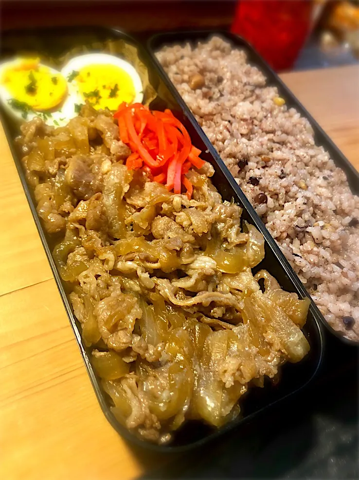 旦那さんの牛丼弁当🍱|chamiekoさん