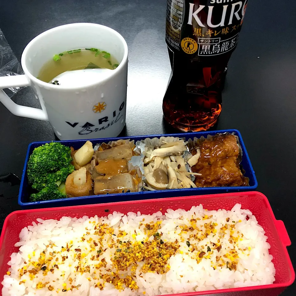 冷蔵庫の残り物弁当🍱😋|すかラインさん