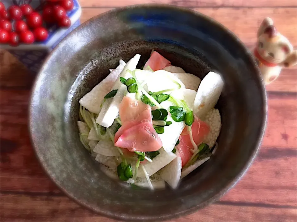 玉露園の梅こんぶ茶の長芋和え|Sacchinさん