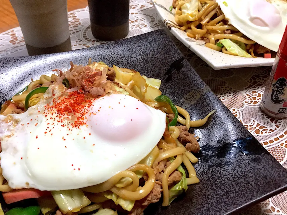 焼きうどん😊

#夕飯#焼うどん|makoさん