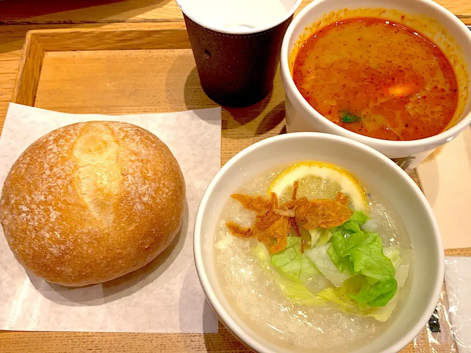 お粥とラクサと石窯パンat スープストックトーキョー|yumyum😋さん