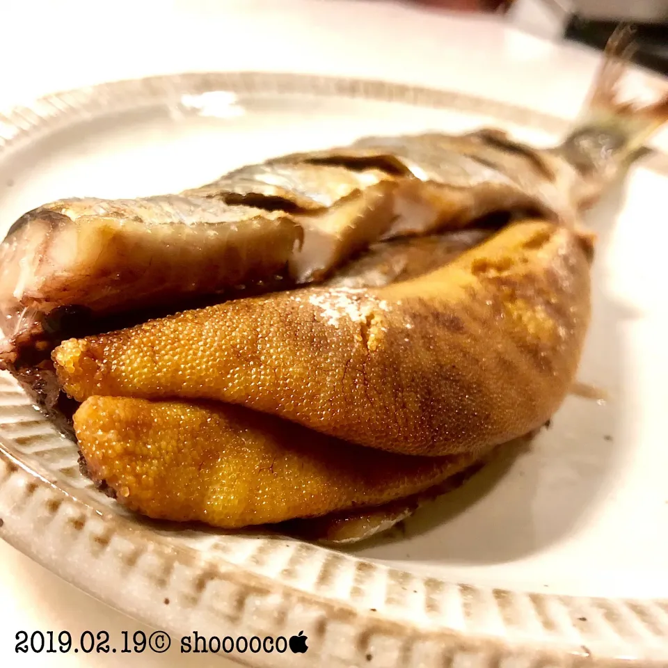 Snapdishの料理写真:子持ち鰊の塩焼き|shoooocoさん